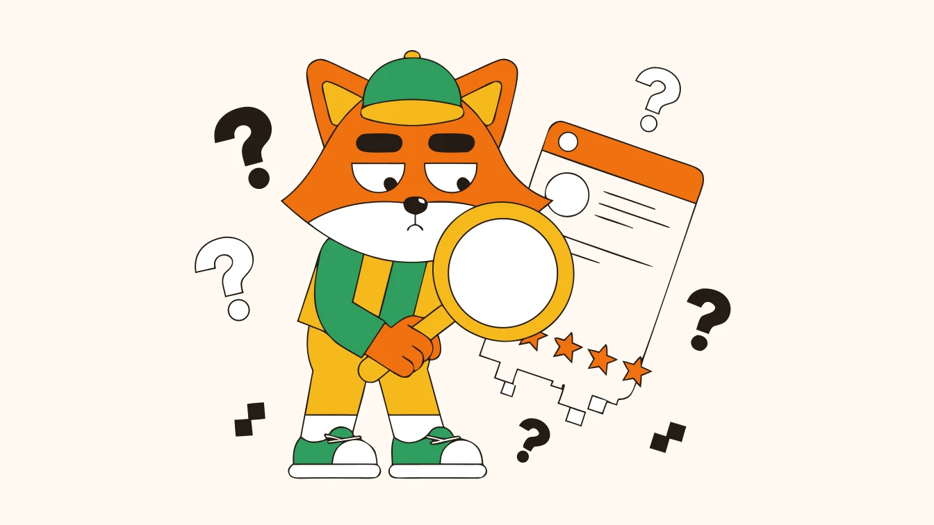 Bewertungs-Fuchs sucht mit der Lupe nach verschwundenen Google Bewertungen